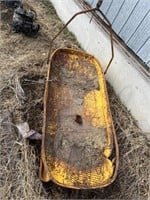 Vintage ski doo sleigh needs restoration