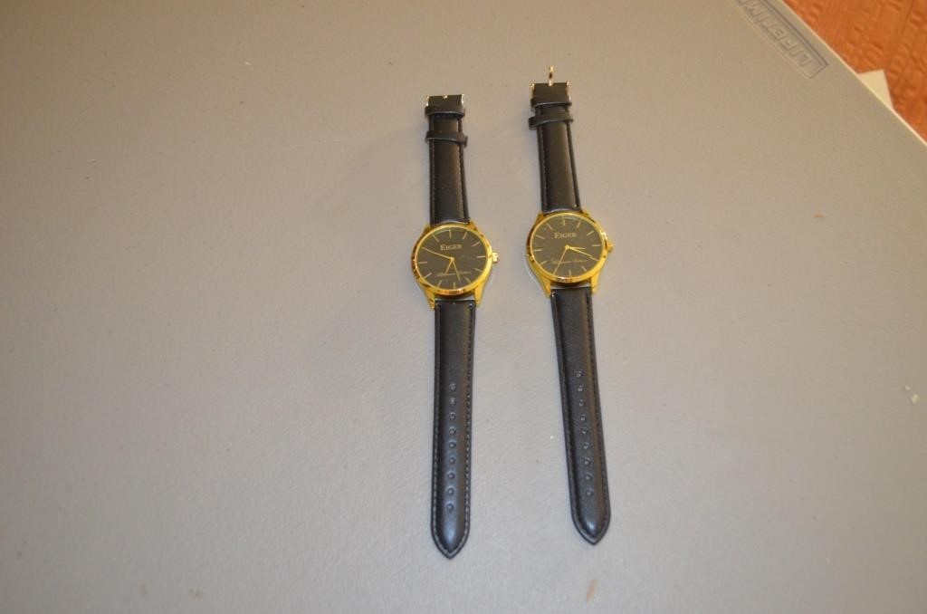 Lot of 2 Eiger Millenium Watches Appear New