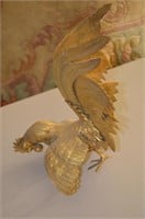 Very Heavy Solid Brass Rooster