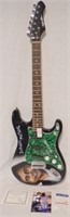 JOHNNY MATHIS SIGNED GUITAR W/ AUTHENTICATION