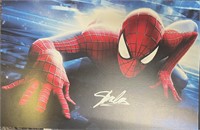 Stan Lee Signed Spiderman 11x17 with COA