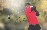 Tiger Woods Signed 11x17 with COA
