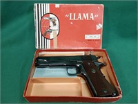 Spanish, Llama 45ACP pistol. One magazine with