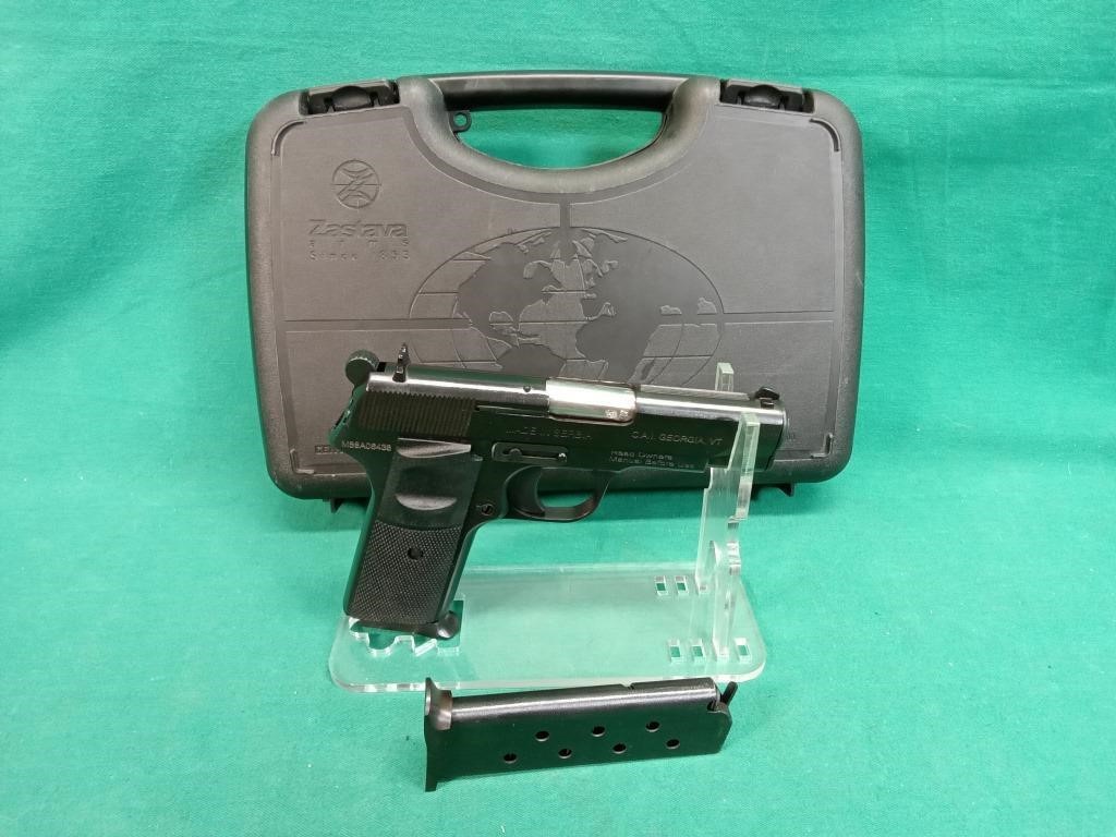 New! Zastava M88A 9mm pistol with case and extra