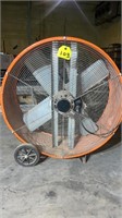 MAXX Air Shop Fan on Wheels  34” H x 31" W