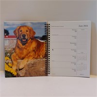 Golden Retriever Dog 2024 Planner - Nice Photos