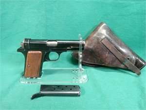 Hungarian 29M 380 pistol, 2 mags and leather