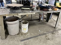 Steel wok table