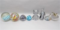 Group of Art Glass Paperweights
