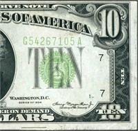 $10 1934 Federal Reserve Note ((XF))