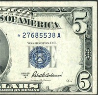 $5 1953 A Silver Certificate