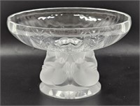 Lalique France 4 Bird Footed Candy Dish