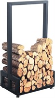 $70  MBQQ Industrial Rustic Firewood Log Rack