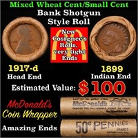 Small Cent Mixed Roll Orig Brandt McDonalds Wrappe