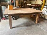 Large Sturdy Wooden Table