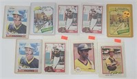 Lot of Ozzie Smith MLB Cards incl 2 Autographs
