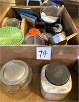 Large Box of Kitchen incl. Vintage Tang