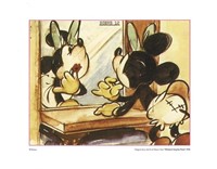 Disney Sketch Scene Giclee - "Mickey's Surprise P