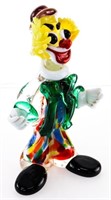 Murano Glass Clown 6"