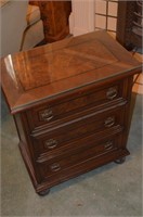3 Drawer Chest with Glass Top