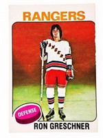OPC 1975/76 Rookie Card - Ron Greschner - Rangers