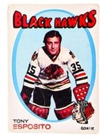 Tony Esposito -Goalie Chicago Black Hawks,Card #11