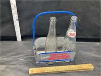 Vintage Pepsi  bottles and crate