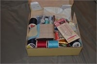 Box of Sewing Items