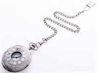 Qtz. Pocket Watch w/ FOB