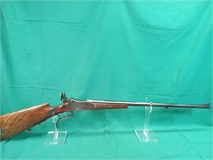 German K. Bader Schuetzen target rifle 8.15x46mm.