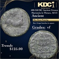 400-350 BC Ancient Greece Maroneia in Thrace, AE13