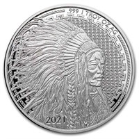 2021 1 oz Silver Round Ð Liberty Trade Buffalo
