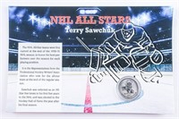 NHL ALL Star - Terry Sawchuk Medallion