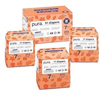 Pura Size 7 Eco-Friendly Diapers (33+lbs) Totally