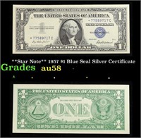 **Star Note** 1957 $1 Blue Seal Silver Certificate