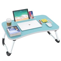 BUYIFY Folding Lap Desk, 23.6 Inch Portable Wood