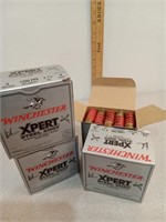 X4 Winchester 12ga shotgun shells, 25 rds/box,