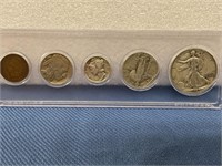 US Five Coin Type Set