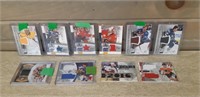10 NHL Hockey Jersey cards