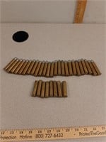 W-W Rem 45-70 Govt ammo 25 rounds and empty brass