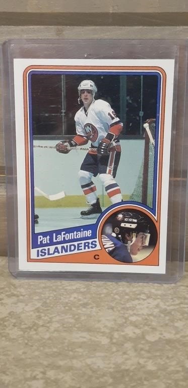 Pat Lafontaine Topps Rookie Card