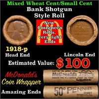 Lincoln Wheat Cent 1c Mixed Roll Orig Brandt McDon