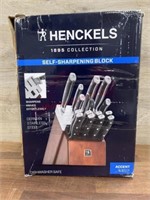 Henckels self sharpening block knife set