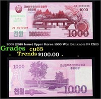 2008 (2018 Issue) Upper Korea 1000 Won Banknote P#