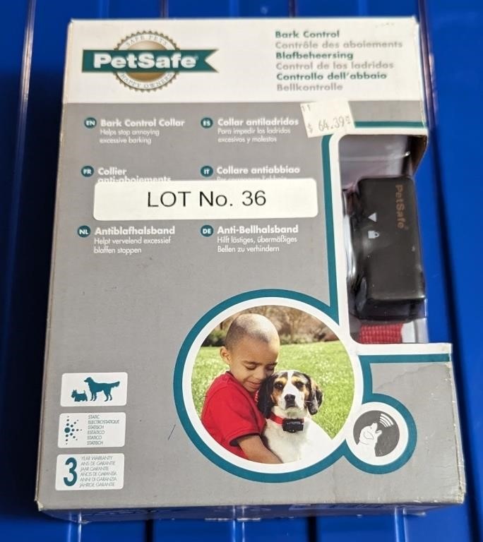 PET SAFE BARK CONTROL COLOR - READ