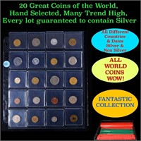 20 Great Coins of the World, hand selected, many t