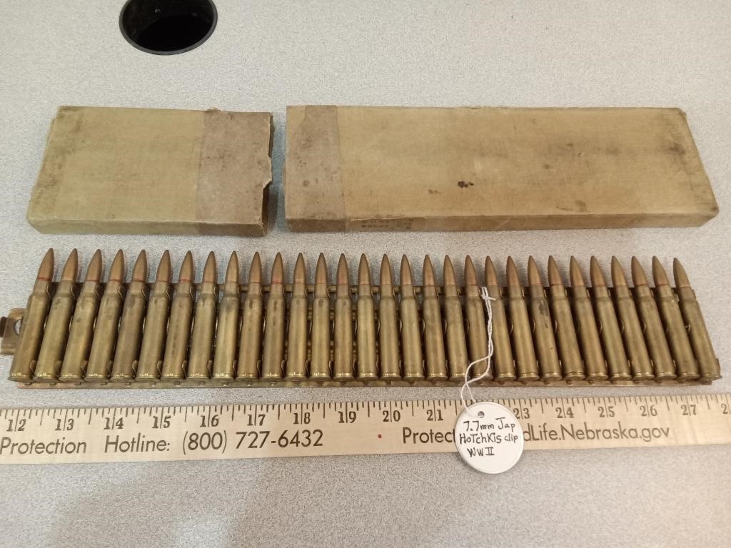 7.7 mm Jap Type 92 clip, WWII