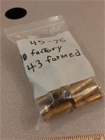 Empty 45-75 rounds 7 factory 43 formed 50 rounds