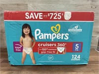 Pampers size 5 diapers