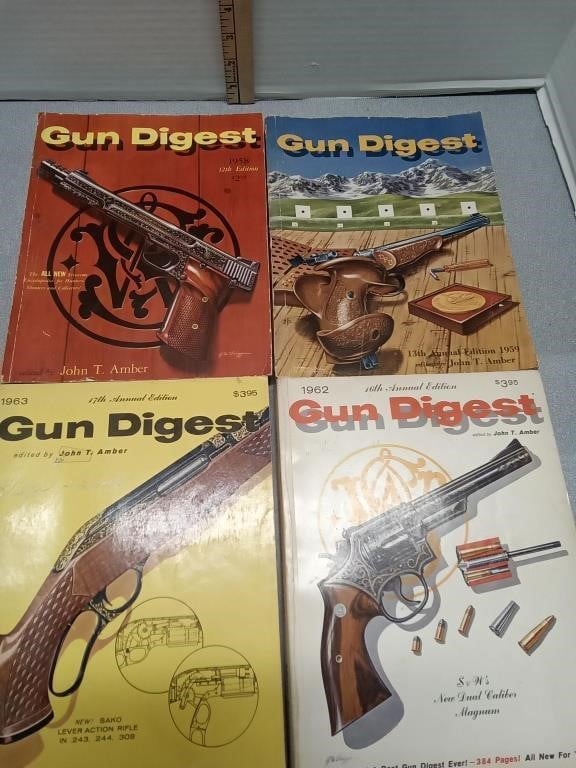 Gun Digest 1958, 1959, 1962 & 1963
